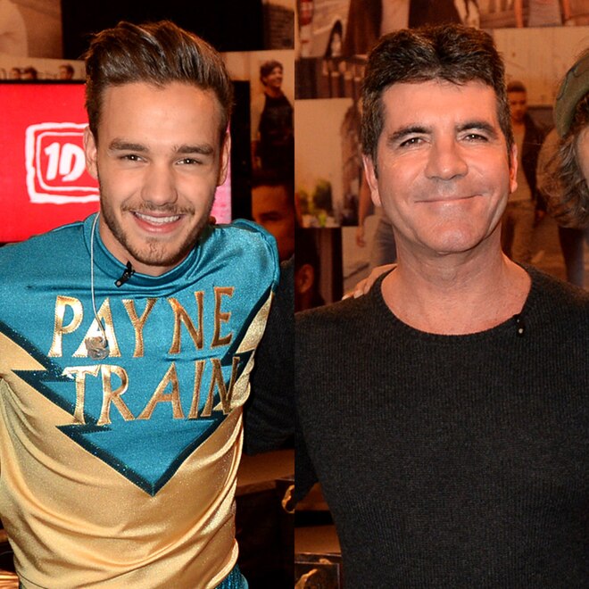 Louis Tomlinson, Niall Horan, Liam Payne, Simon Cowell, Harry Styles, Zayn Malik